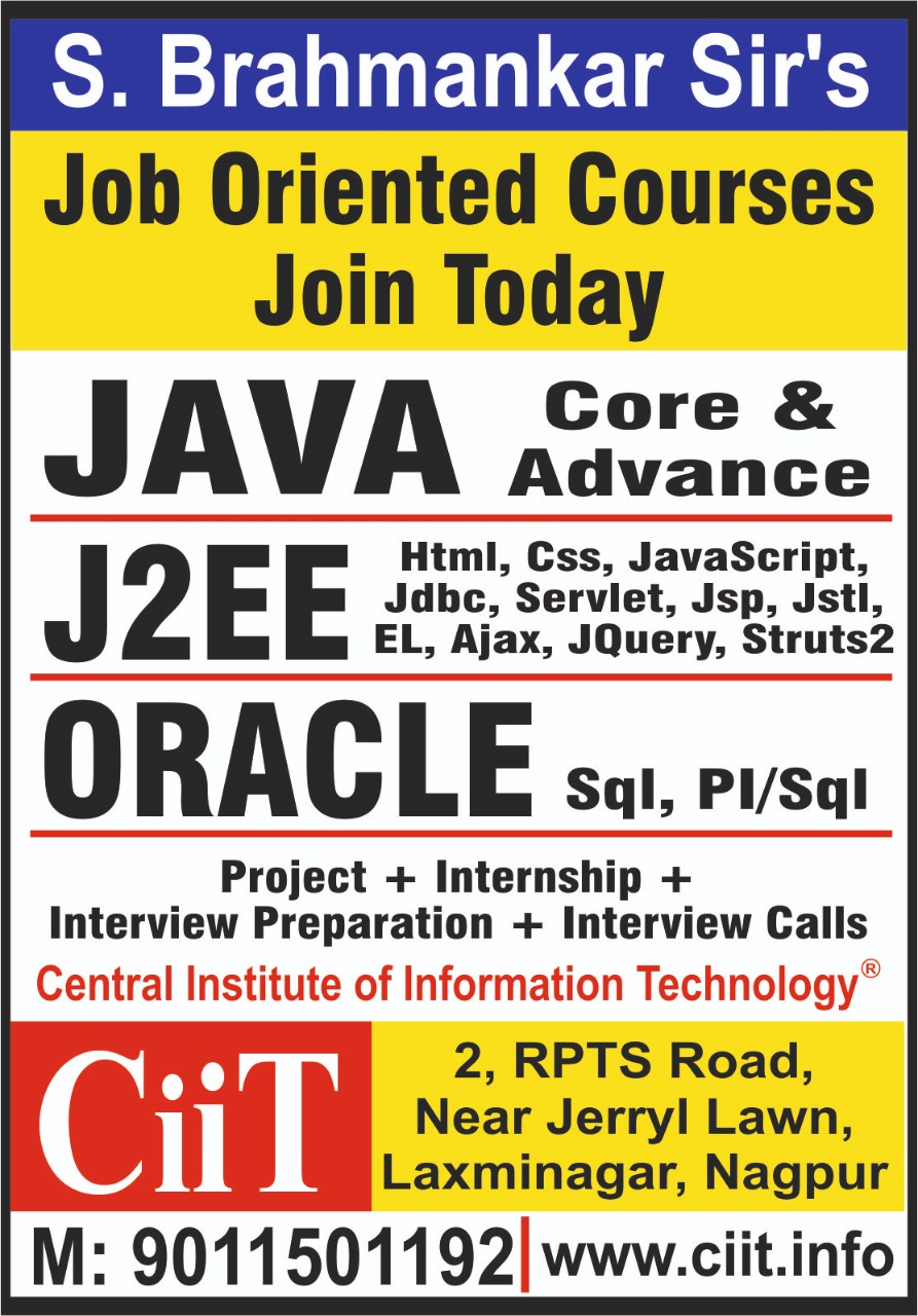 Advance Java Classes in Nagpur